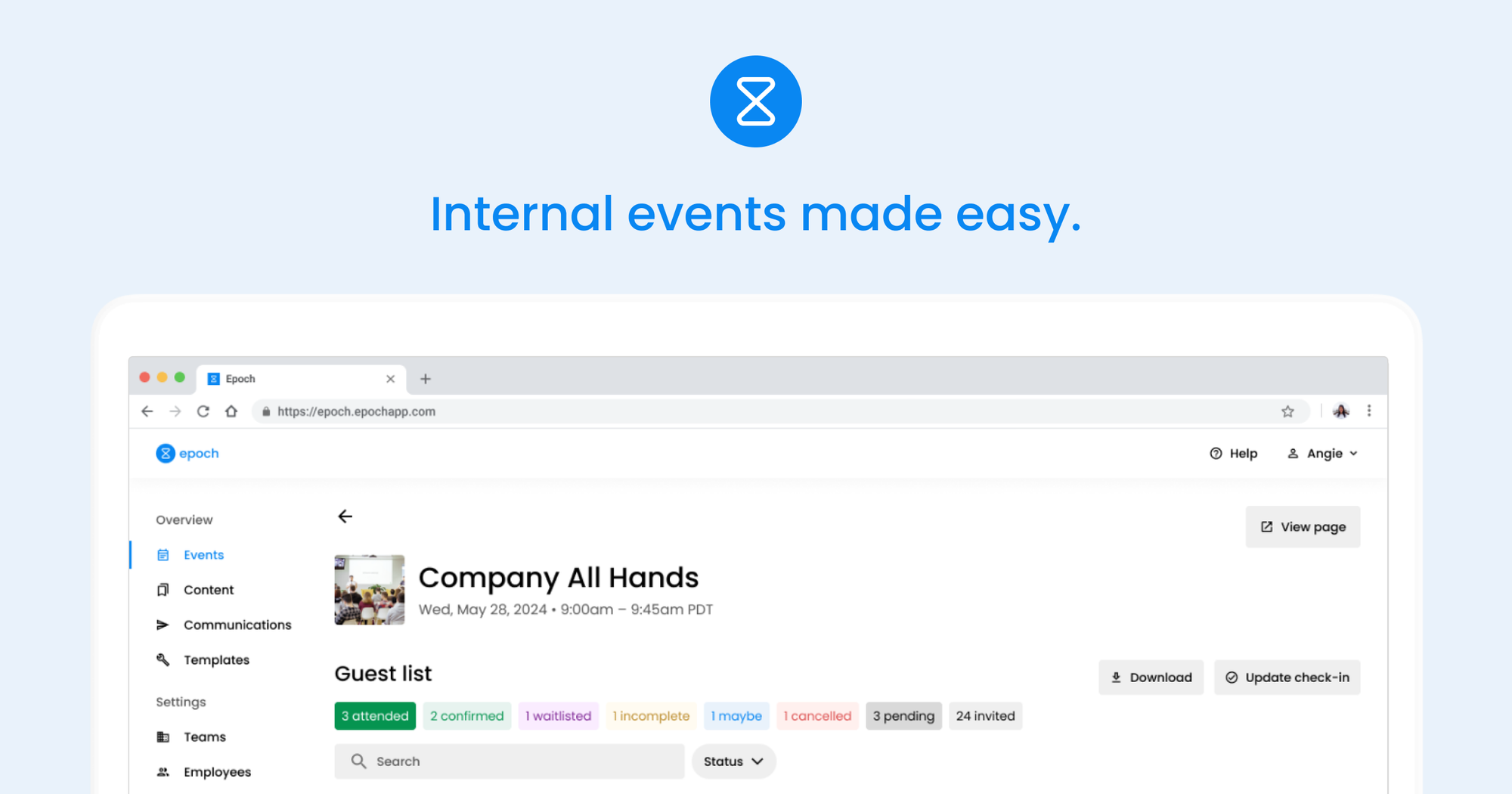 Epoch payment processing platform interface used for managing digital subscriptions and recurring billings.
