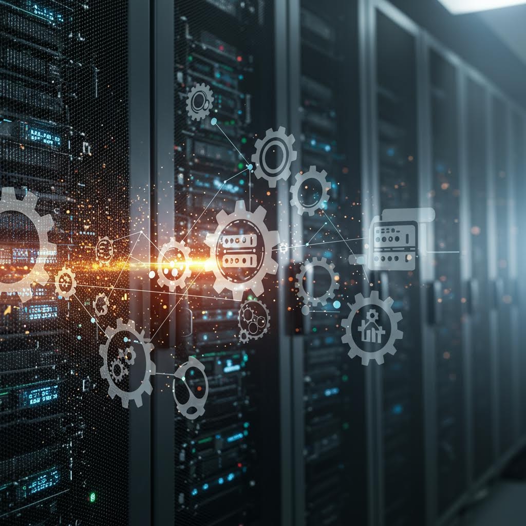 루믹스 데이터 센터 서버룸 자동화 프로세스 기어 시스템