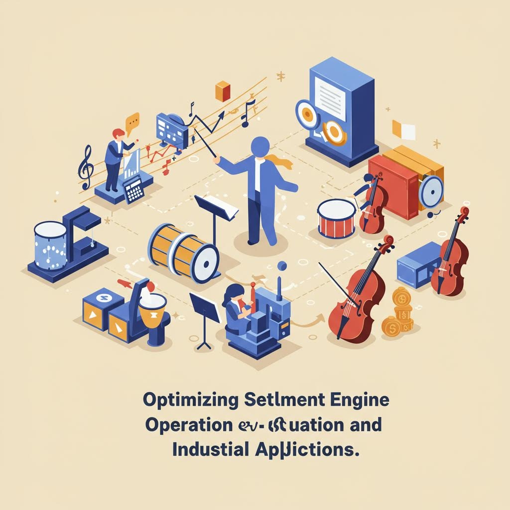 루믹스 세틀먼트 엔진 최적화 운영 산업 응용 일러스트